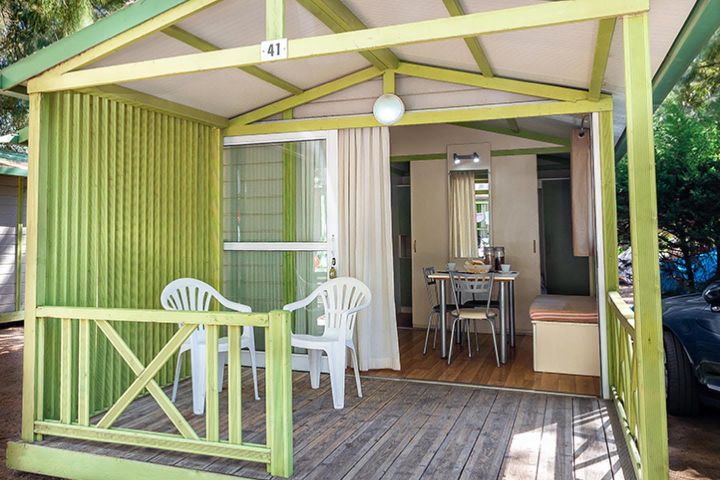 bungalows del Camping Paloma 